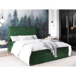 łóżko kontynentalne AMOR BOX zielone łóżko kontynentalne AMOR BOX