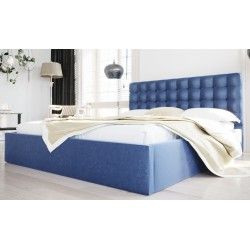 Łóżko tapicerowane SOFT niebieski