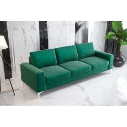 Sofa GLORIA DL 260 cm butelkowa zieleń